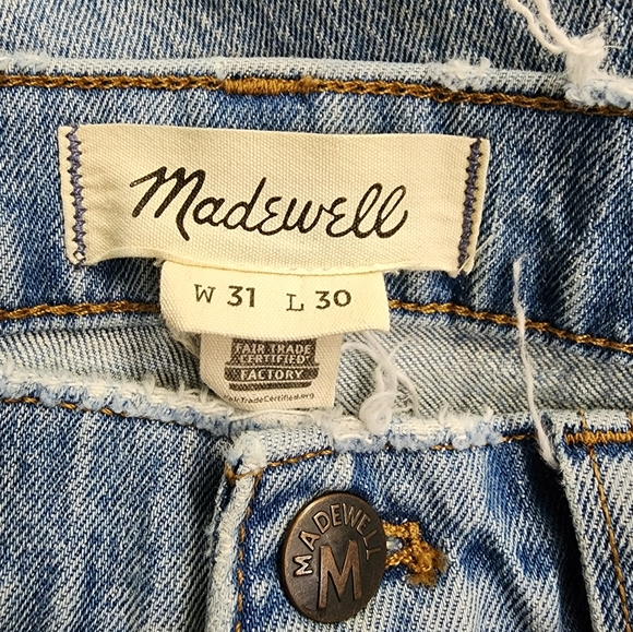 Madewell Relaxed Taper Light Was Jeans - Picture 8 of 11